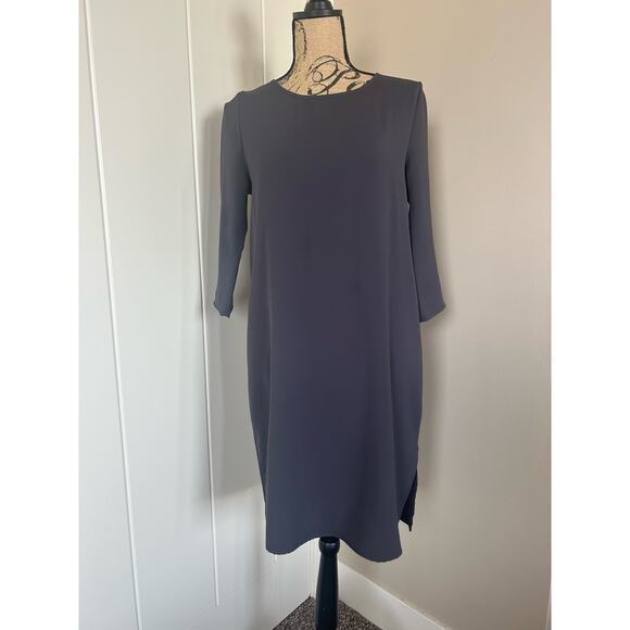 Everly Slate Gray Shift Dress Size M - Picture 1 of 6